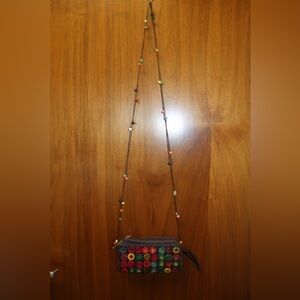 Colorful Beaded Crossbody Bag